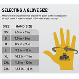 Cowhide Brown Gloves