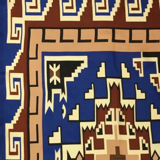 Wyoming Traders Royal and Bronze Southwest Wild Rag