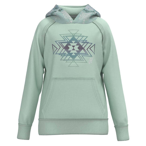 Hooey Youth Chaparral Teal Aztec Hoodie