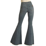 Rock & Roll Women's High Rise Bell Bottom Jeans