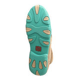 Twisted X Women's Brown and Turquoise Driving Moc