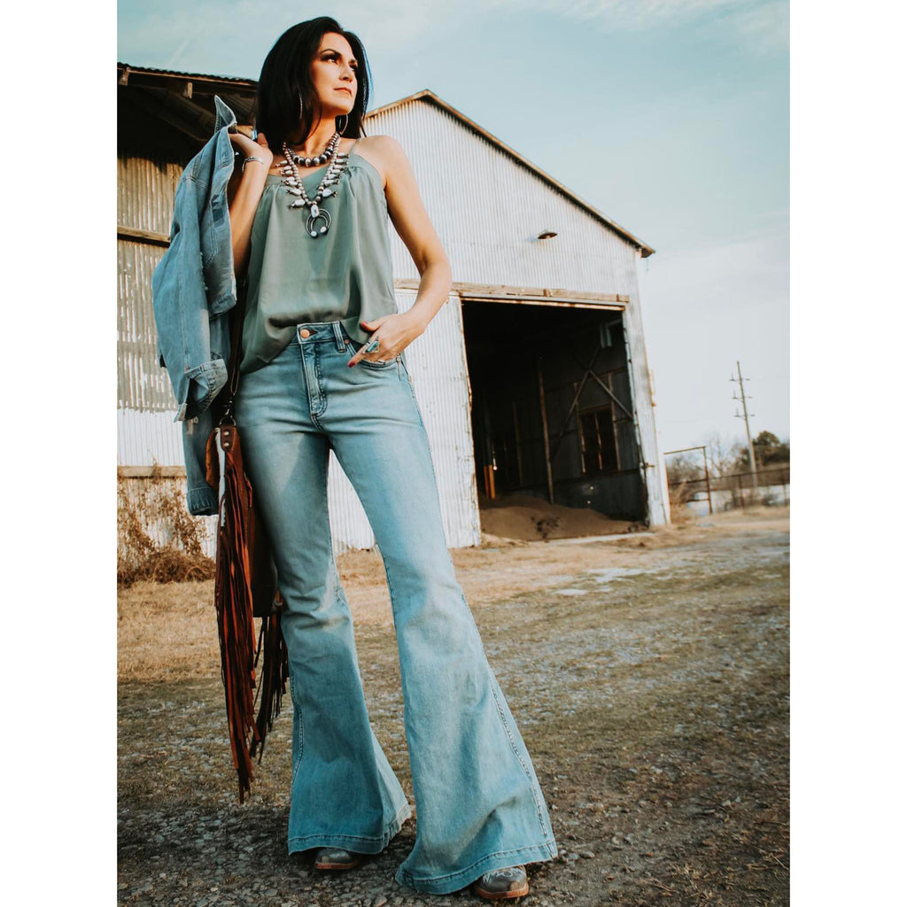 Trumpet flare sales jeans