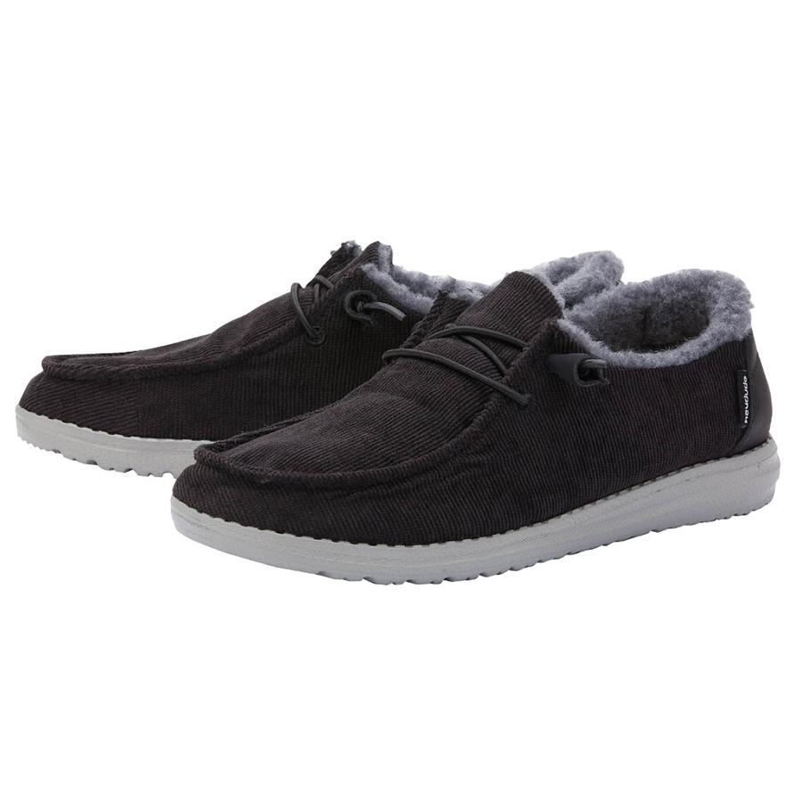 Hey Dude Wendy Corduroy Black - Main Image