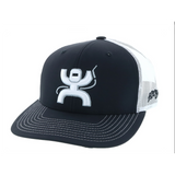Hooey Black & White Arc Welder Cap