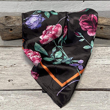 Rodeo Drive Black, Pink and Purple Wild Rag