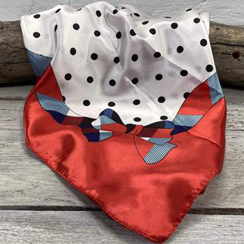 Red Polka Dot Wild Rag