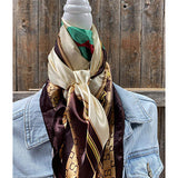 Cream, Green and Red Wild Rag