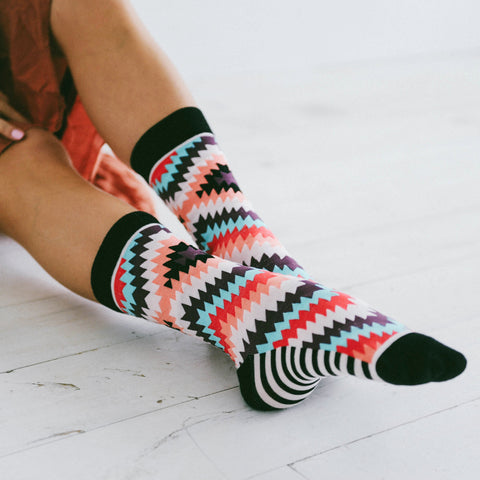 Women's Tribal Toe Socks 