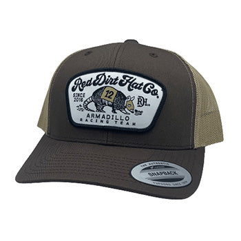 Brown and Khaki Dos Armadillo Cap