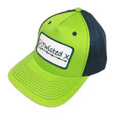 Twisted X Lime and Navy Cap