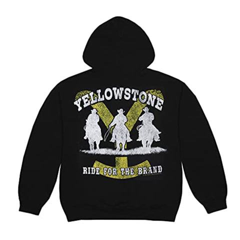 Black Yellowstone Ride for the Brand Hoodie